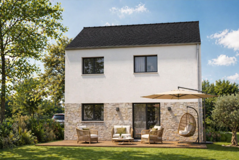 Axces Habitat Constructeur De Maison En Bretagne maison étage axces 19 2 pans