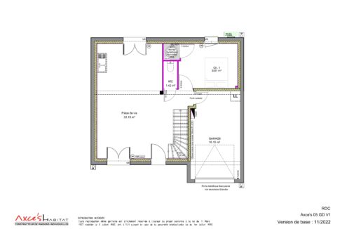 Axces Habitat Constructeur De Maison En Bretagne RDC Decotes 20