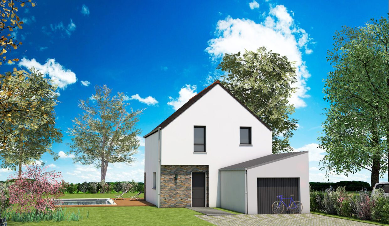 Axces Habitat Constructeur De Maison En Bretagne Ax4 Avant