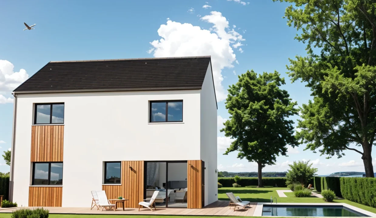 Axces Habitat Constructeur De Maison En Bretagne ARRIERE AX17V2 2 PANS