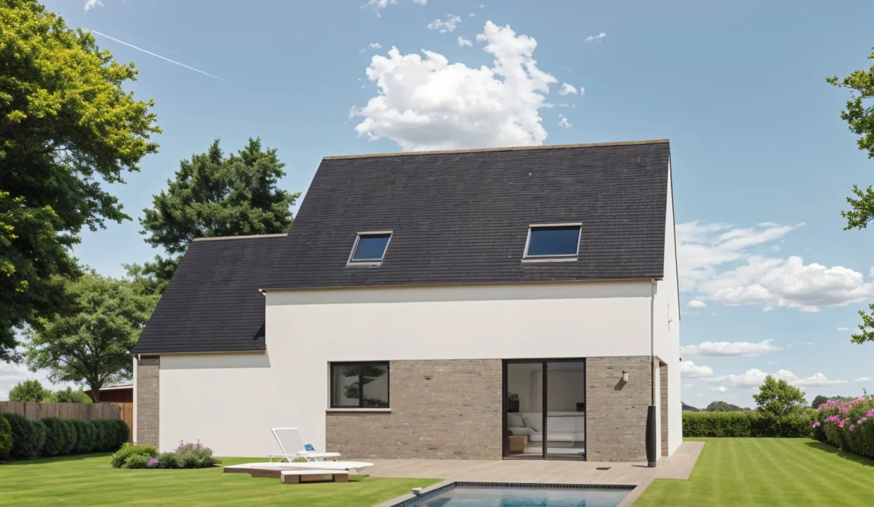 Axces Habitat Constructeur De Maison En Bretagne AX15V2 ARRIERE