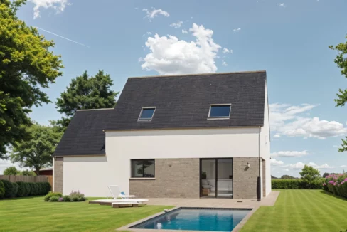 Axces Habitat Constructeur De Maison En Bretagne AX15V2 ARRIERE