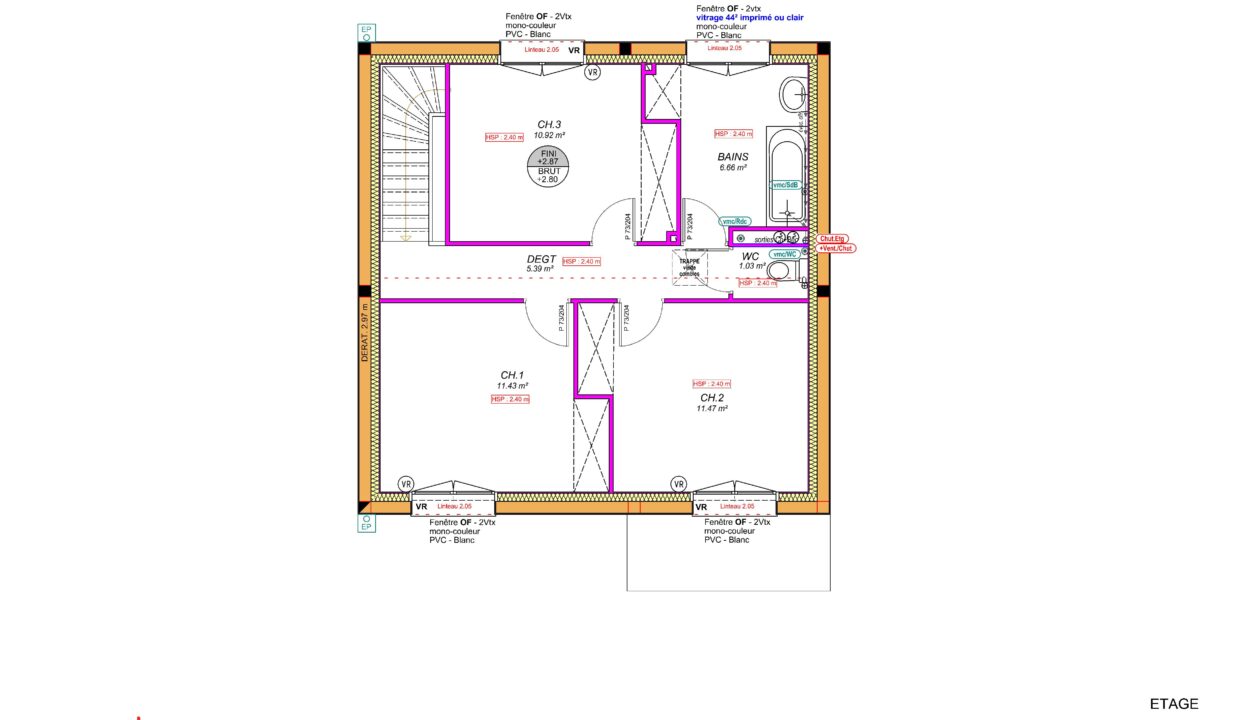 Axces Habitat Constructeur De Maison En Bretagne ETAGE Decotes 21 8