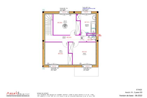 Axces Habitat Constructeur De Maison En Bretagne ETAGE Decotes 21 8