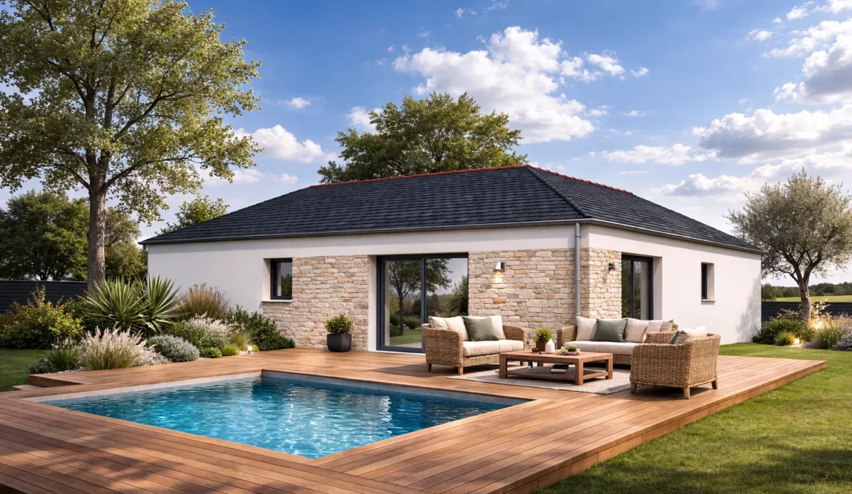 Axces Habitat Constructeur De Maison En Bretagne Maison Plain Pied 49