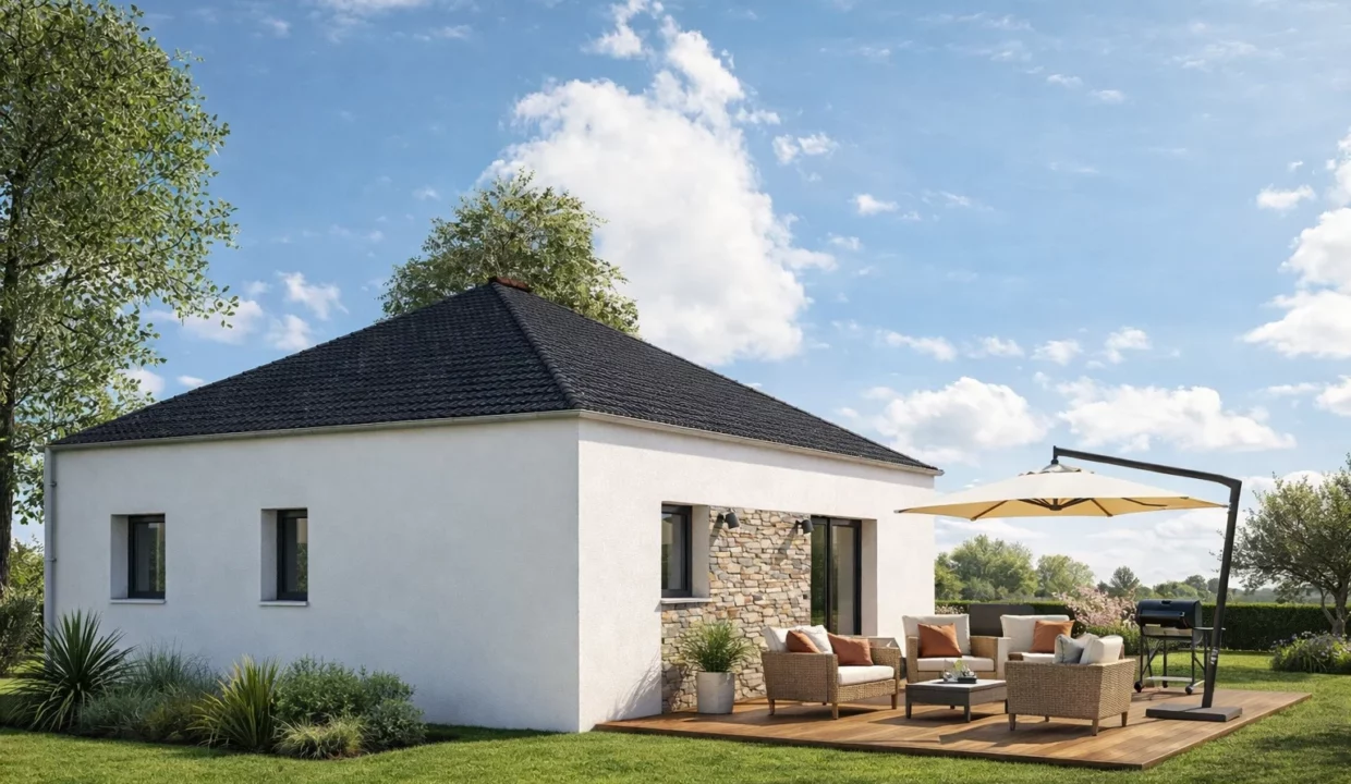 Axces Habitat Constructeur De Maison En Bretagne 20v2 2 Chambres Arriere