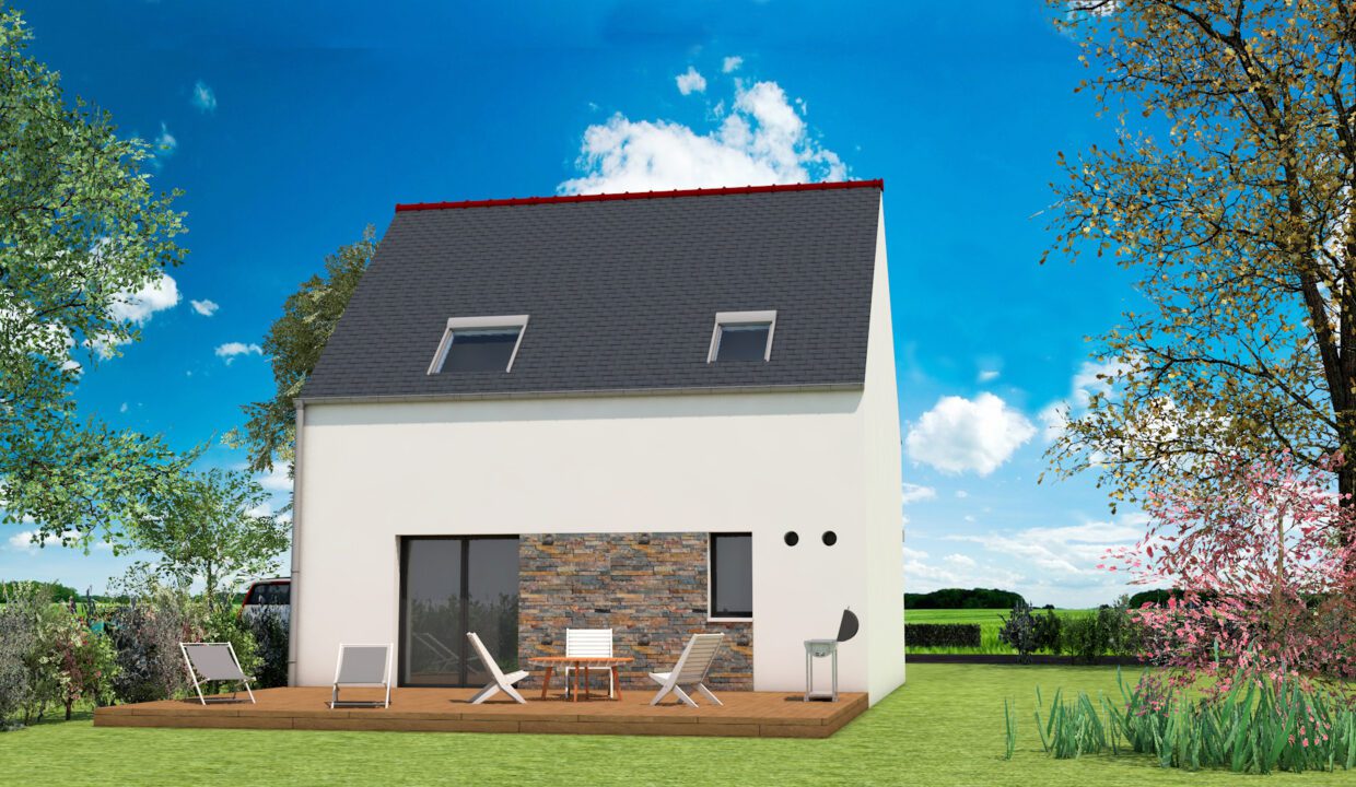 Axces Habitat Constructeur De Maison En Bretagne AX2V2 ARRIERE