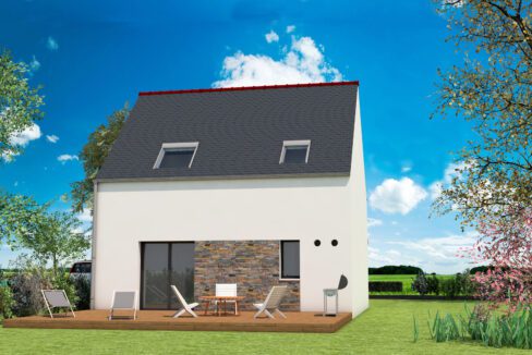 Axces Habitat Constructeur De Maison En Bretagne AX2V2 ARRIERE