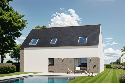 Axces Habitat Constructeur De Maison En Bretagne Ax15v1 ARRIERE