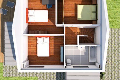 Axces Habitat Constructeur De Maison En Bretagne Interieur Etage 1.0