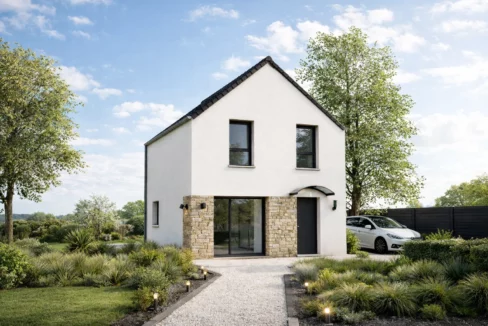 Axces Habitat Constructeur De Maison En Bretagne Maison A Etage AX3 Etage