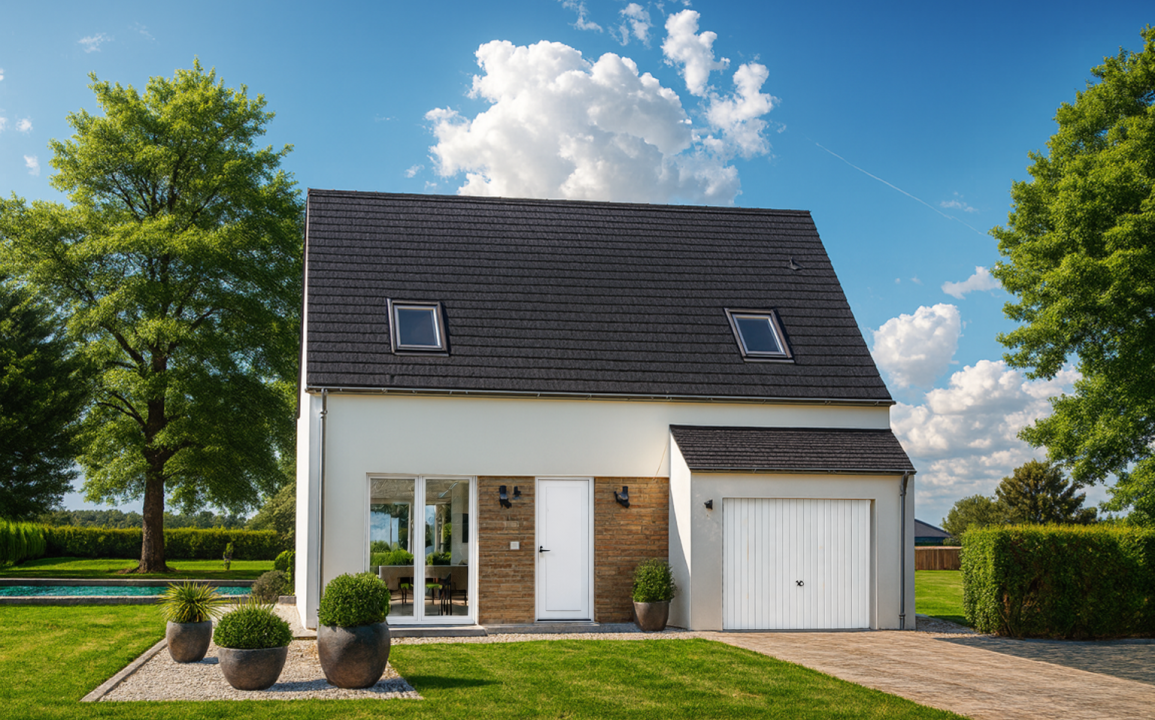 Axces Habitat Constructeur De Maison En Bretagne Maison Etage AX 18 Avant