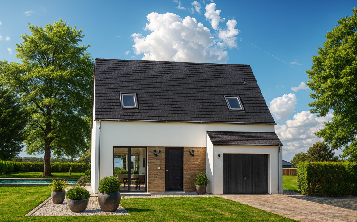 Axces Habitat Constructeur De Maison En Bretagne Maison Etage AX 18 Avant