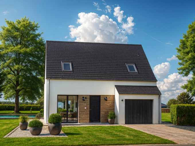 Axces Habitat Constructeur De Maison En Bretagne Maison Etage AX 18 Avant