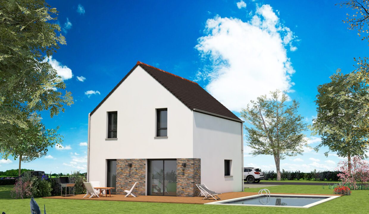 Axces Habitat Constructeur De Maison En Bretagne AX4 Arriere
