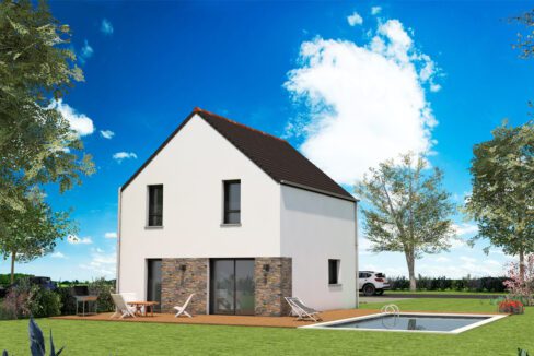 Axces Habitat Constructeur De Maison En Bretagne AX4 Arriere