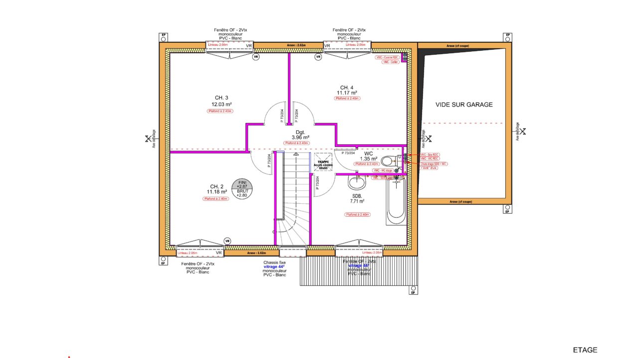 Maison 4 chambres modèles 17v3