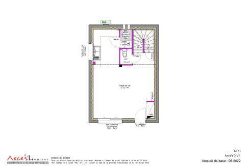 Plan modèles 3v1 rez de chaussée