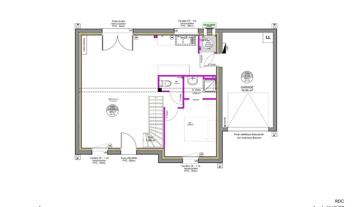 Maison 3 chambres modèles 15v3