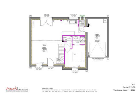 Maison 3 chambres modèles 15v3