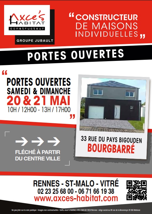 Axcess Habitat Constructeur De Maison En Bretagne Flyer Bourgbarre