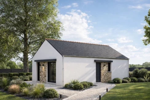 Axces Habitat Constructeur De Maison En Bretagne AX 6 Avant Maison Plain Pied