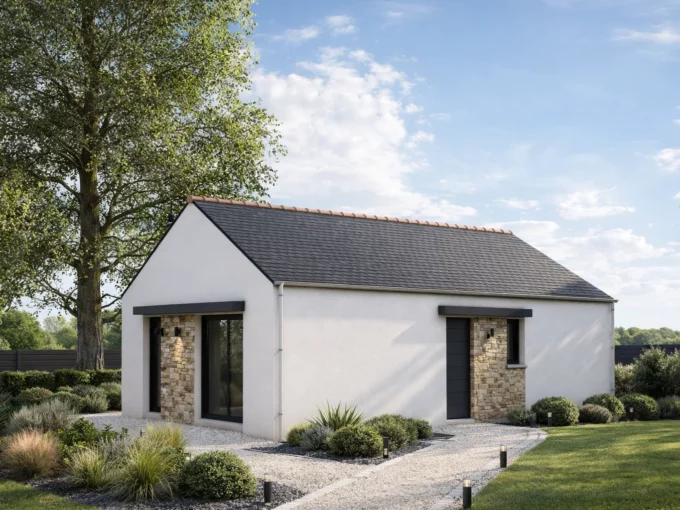 Axces Habitat Constructeur De Maison En Bretagne AX 6 Avant Maison Plain Pied