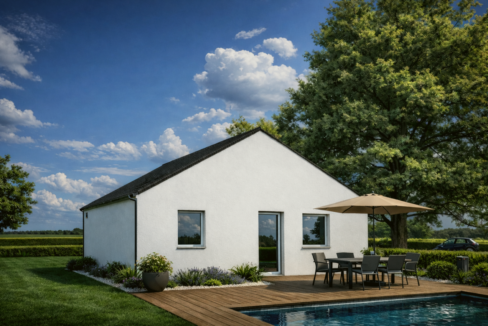 Axces Habitat Constructeur De Maison En Bretagne Axces 7 Arriere