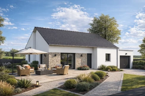 Axces Habitat Constructeur De Maison En Bretagne AX11V2 Plain Pied