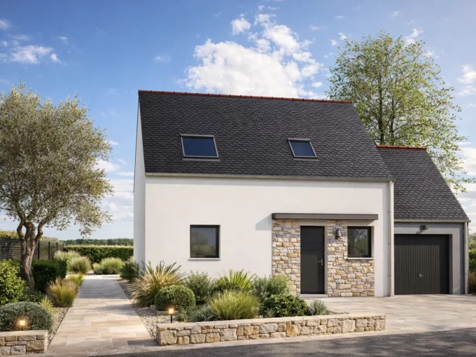 Axces Habitat Constructeur De Maison En Bretagne AX1V2 AVANT Maison A Etage