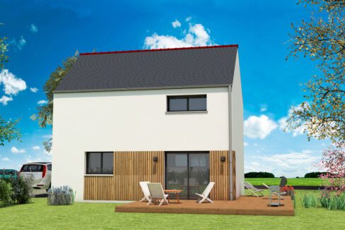 Axces Habitat Constructeur De Maison En Bretagne AX3V2 ARRIERE