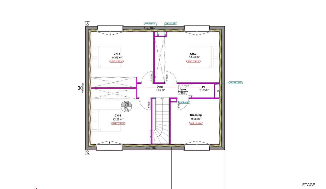 Axces Habitat Constructeur De Maison En Bretagne ETAGE Decotes 21 7