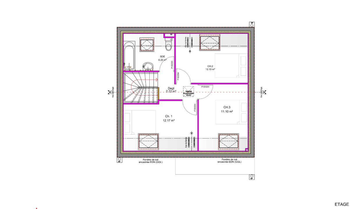 Axces Habitat Constructeur De Maison En Bretagne ETAGE Decotes 21 8