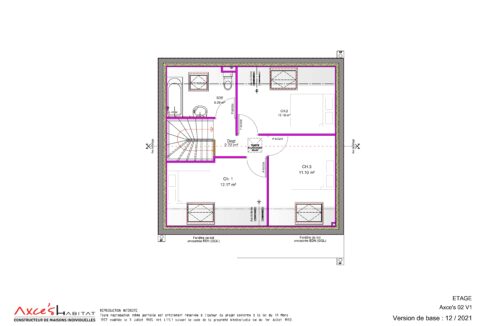 Axces Habitat Constructeur De Maison En Bretagne ETAGE Decotes 21 8