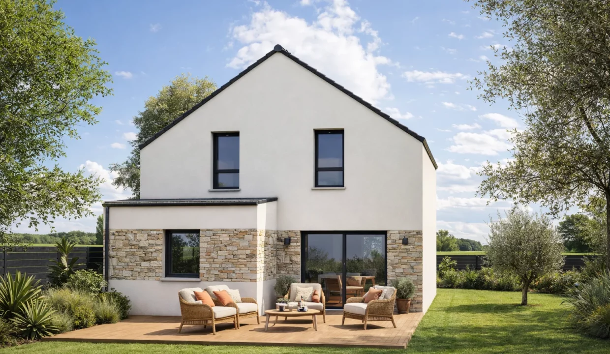 Axces Habitat Constructeur De Maison En Bretagne PMR 4 CHAMBRES