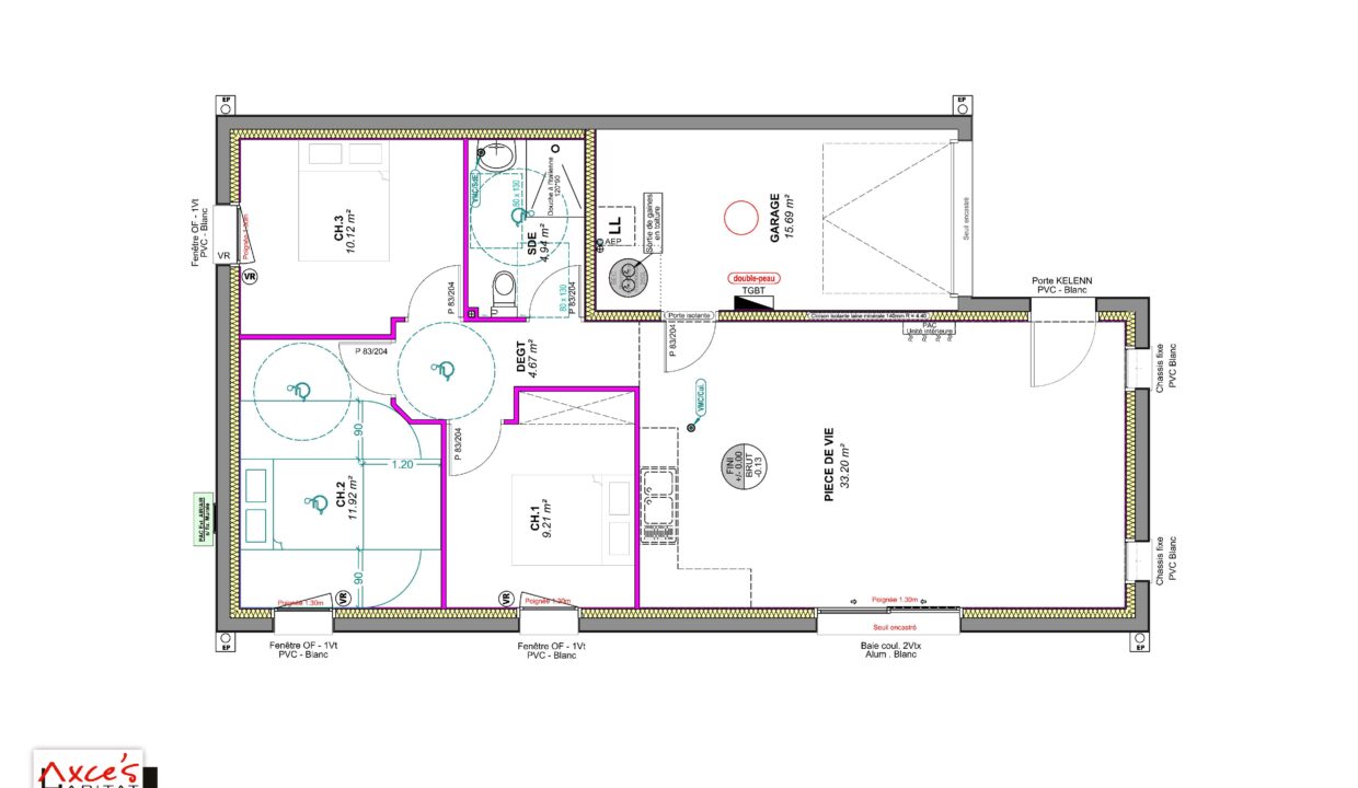 Axces Habitat Constructeur De Maison En Bretagne RDC Decotes 20 12