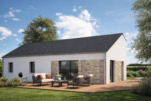 Axces Habitat Constructeur De Maison En Bretagne Maison Pmr 3 Chambres Plain Pied