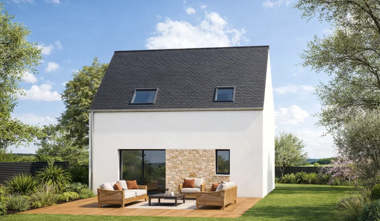 Axces Habitat Constructeur De Maison En Bretagne Maison Pmr Arriere