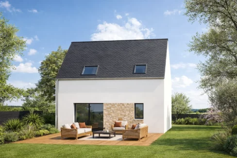 Axces Habitat Constructeur De Maison En Bretagne Maison Pmr Arriere