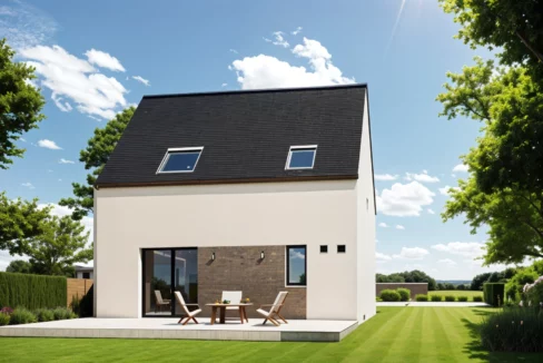 Axces Habitat Constructeur De Maison En Bretagne AX32 ARRIERE