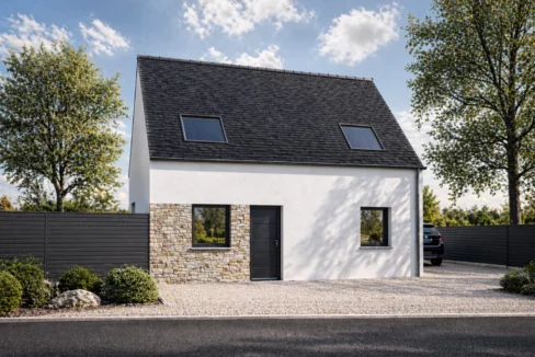 Axces Habitat Constructeur De Maison En Bretagne Maison Axces 32 Avant