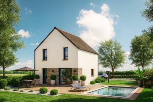 Maison étage AX4V1 arriere - copie