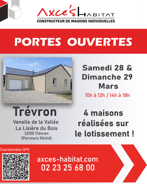 Axces Habitat Constructeur De Maison En Bretagne Flyer Trevron 2