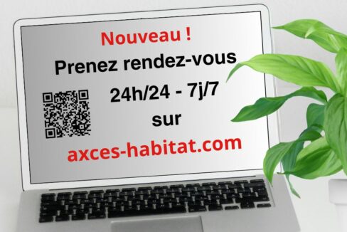 VISUEL A METTRE SUR TOUS MODELES -Prenez rendez-vous en ligne QRcode