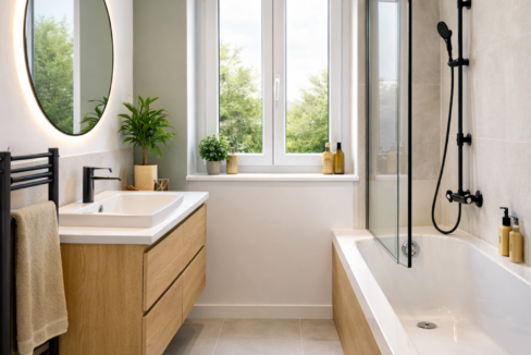 Axces Habitat Constructeur De Maison En Bretagne SDB AX30 2 PANS