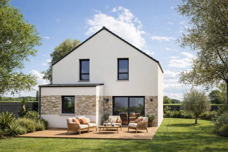 Axces Habitat Constructeur De Maison En Bretagne PMR 4 CHAMBRES